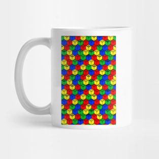 trippy building blocks Mug